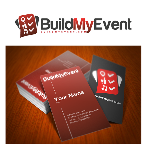 Catering logo with the title 'Logo design for BuildMyEvent'