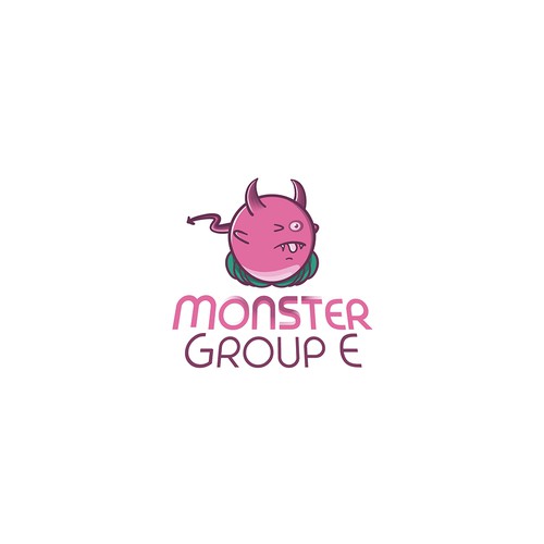 Young adult logo with the title '"Monster Group E"'