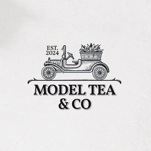 Classic car logo with the title 'Bold, Classic and iconic Logo concept'