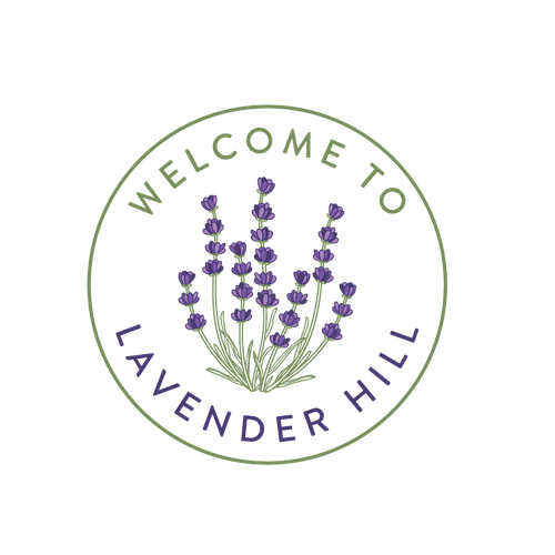 Lavender design with the title 'Levender'