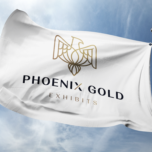 Phoenix logo with the title 'Elegant logo design.'