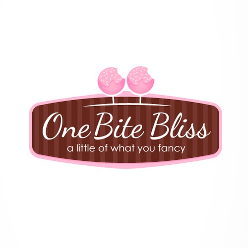 Cookie logo with the title 'Elegant logo for bakery shop'