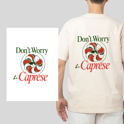 Restaurant t-shirt with the title 'Food based t-shirt illustration'