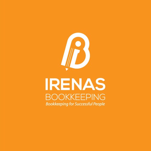 Conceptual brand with the title 'Irenas Bookkeeping'