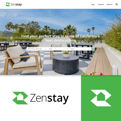 Z logo with the title 'Zenstay'
