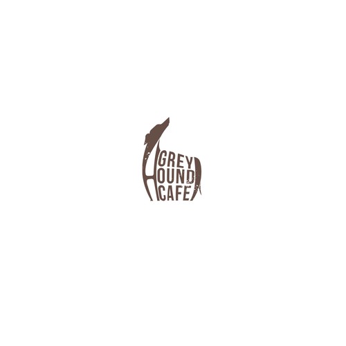 Vegan brand with the title 'Logo Concept for a Vegan Cafe'