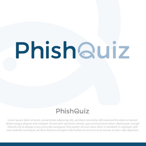 Quiz design with the title 'PhishQuiz'