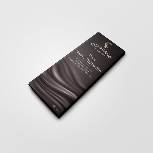 Chocolate bar design with the title 'Chocolate Packaging'