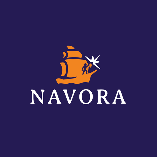 Nautical design with the title 'Navora logo'