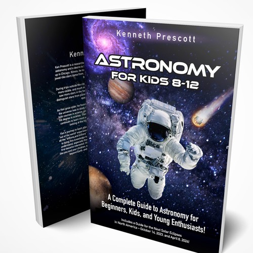 Comet design with the title 'Astronomy for Kids'