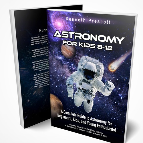 Galaxy book cover with the title 'Astronomy for Kids'
