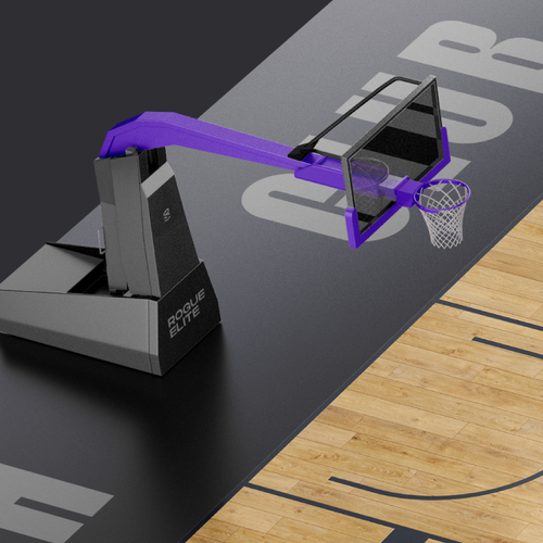 Basketball design with the title 'Rogue Elite'