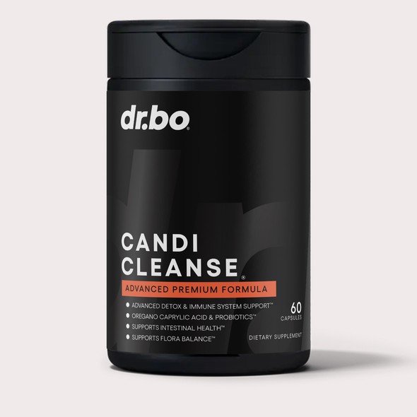 Professional packaging with the title 'Supplement Brand Label'