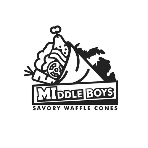 Waffle logo with the title 'Logo Submission - Middle Boys'