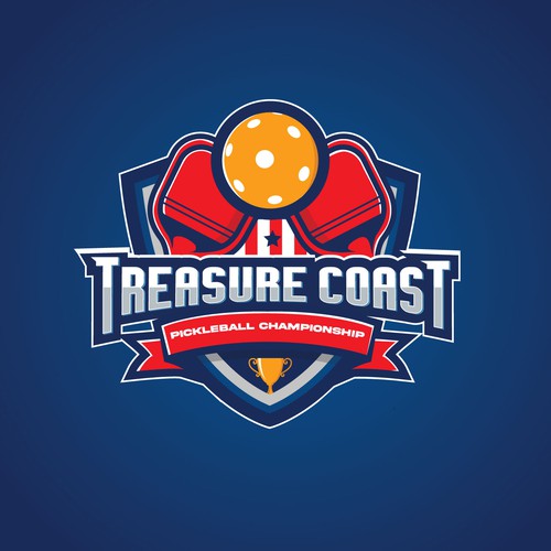 Tournament logo with the title 'Treasure Coast Logo'