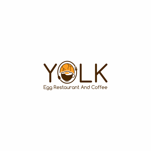 Drink brand with the title 'YOLK'