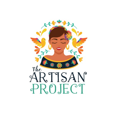 Artisan logo with the title 'Colorful Fun Artisan Logo'