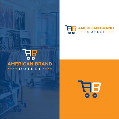 Online store logo with the title 'Winner of American Brand Outlet Contest'