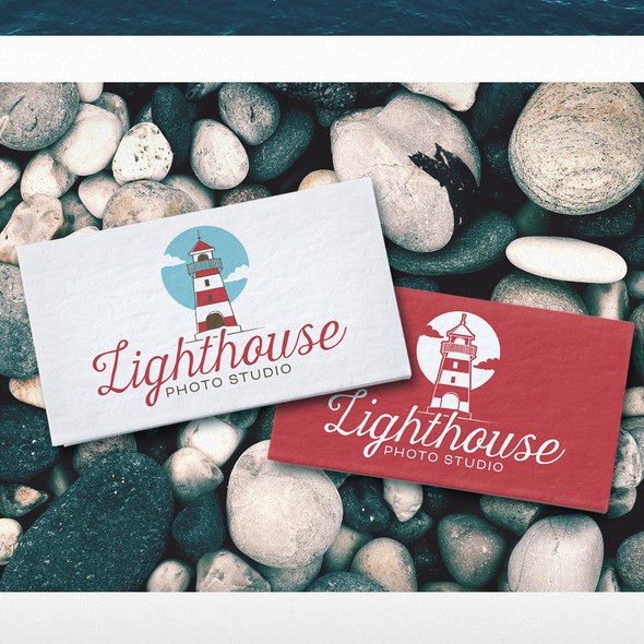 Photography studio logo with the title 'Logo for Lighthouse Photo Studio'