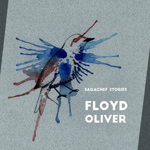 Bird artwork with the title 'illustration for book cover'