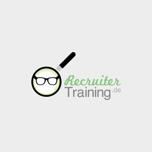 Recruitment logo with the title 'RecruiterTraining.de'