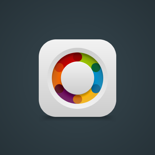 News design with the title 'Design app icon for a news app'