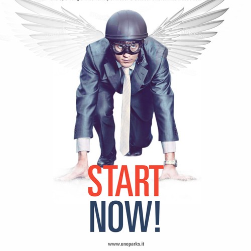 White paper design with the title 'Recruitment Ad for Unoparks'