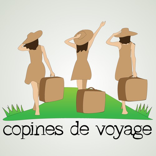 Friendship logo with the title 'Copines de Voyage'
