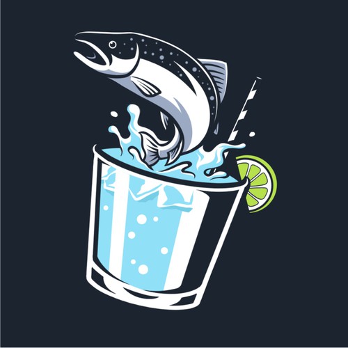Salmon logo with the title 'Fin and Tonic'