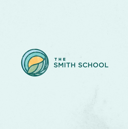 Farmhouse logo with the title 'The Smith School Logo Design'