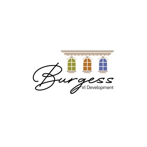 Window logo with the title 'Burgess'