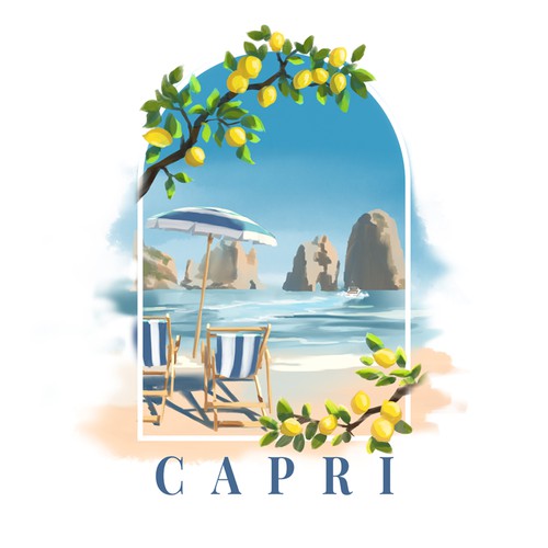 Print illustration with the title 'Illustration for glasses'