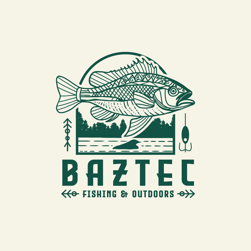 Bass logo with the title 'Baztec primitive concept logo'