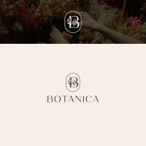 Florist design with the title 'Botanica'