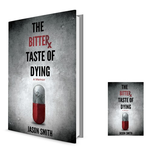 Nonfiction book cover with the title 'The Bitter Taste of Dying'