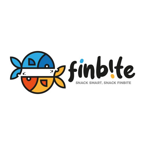 Snack logo with the title 'fin bite'