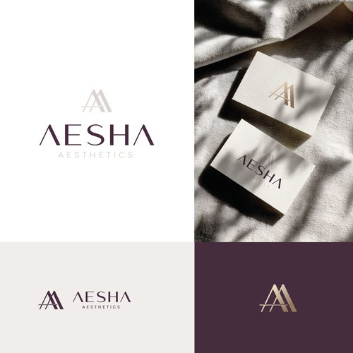 Ligature logo with the title 'Luxury modern logo for a Medical esthetics'