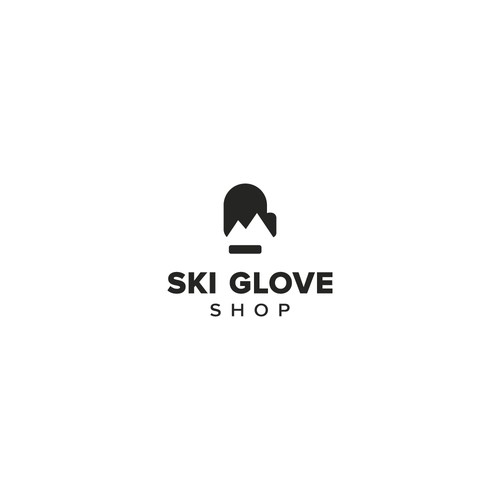 Glove design with the title 'Ski Glove'