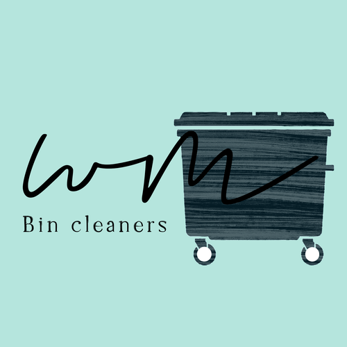 Aqua brand with the title 'Art texture Bin Logo Design'