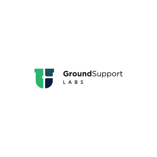 Engagement design with the title 'Ground Support Labs - Logo Concept'