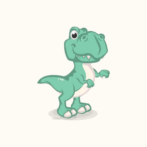 Dinosaur design with the title 'Logo Design Concept for Pangea'