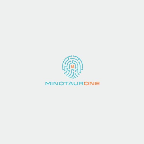 Fingerprint logo with the title 'Great simple logo'