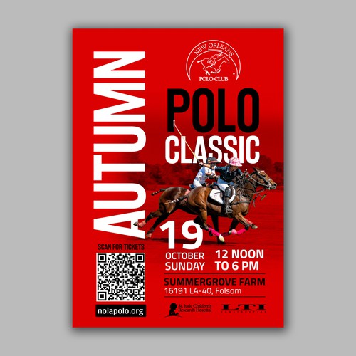 Polo design with the title 'Polo Club Poster'