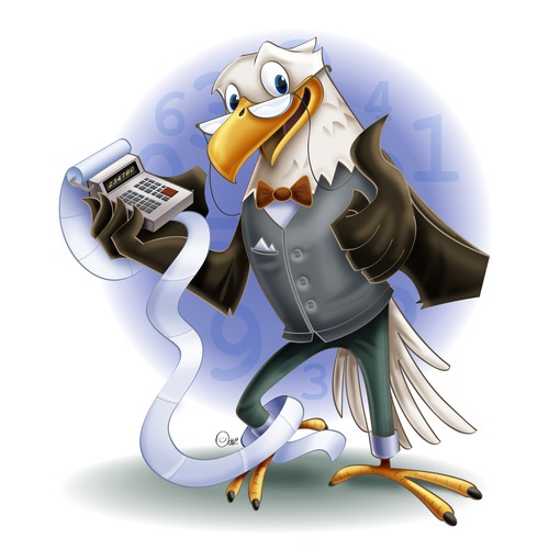 Cartoon character illustration with the title ' Create a captivating illustration for a "stiff" industry'