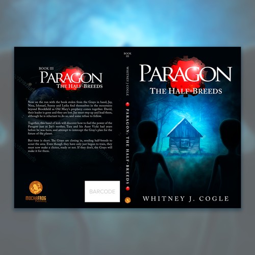 Alien book cover with the title 'Adventure Book cover design'