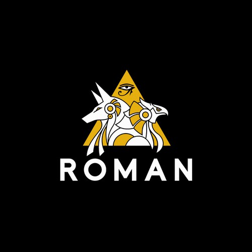 Egyptian logo with the title 'Roman Films'