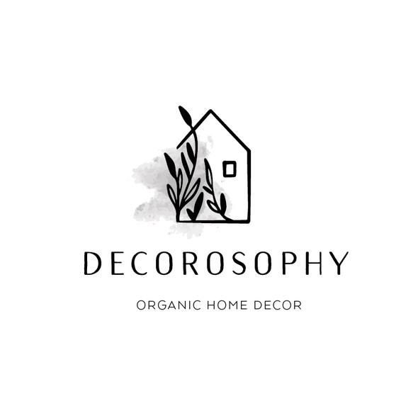 Living logo with the title 'Organic home'