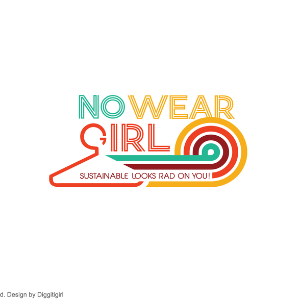 Clothing Negative Logo Design designs, themes, templates and