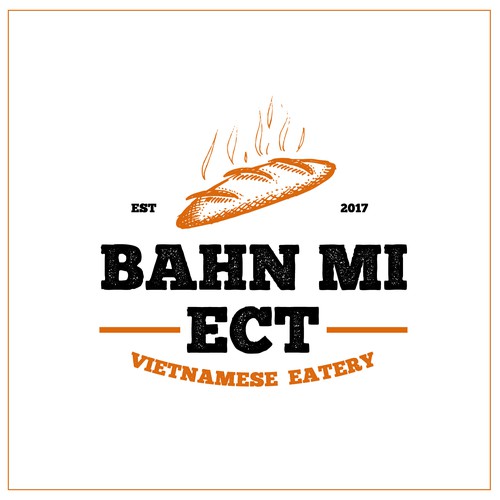 Eatery design with the title 'Bahn mi ect'