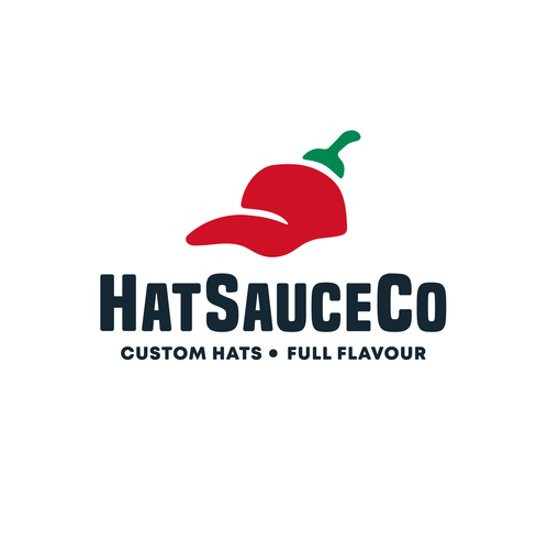 Logo with the title 'HatSauce logo'
